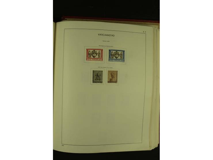 1929/2001, postfrische, ungebrauchte und gestempelte Sammlung, Mi.-Nr. 39-44 gestempelt, sign. Vossen, Attest Raybaudi