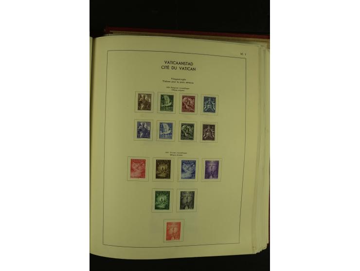 1929/2001, postfrische, ungebrauchte und gestempelte Sammlung, Mi.-Nr. 39-44 gestempelt, sign. Vossen, Attest Raybaudi