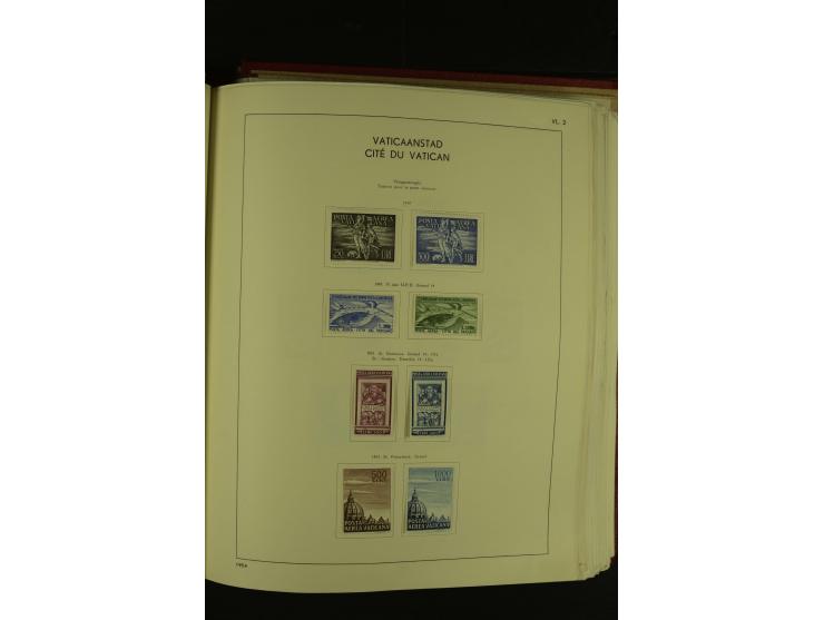 1929/2001, postfrische, ungebrauchte und gestempelte Sammlung, Mi.-Nr. 39-44 gestempelt, sign. Vossen, Attest Raybaudi