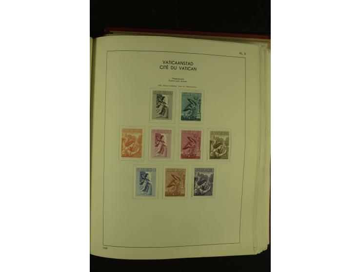 1929/2001, postfrische, ungebrauchte und gestempelte Sammlung, Mi.-Nr. 39-44 gestempelt, sign. Vossen, Attest Raybaudi