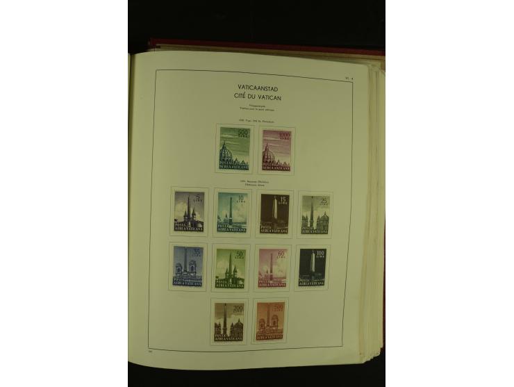1929/2001, postfrische, ungebrauchte und gestempelte Sammlung, Mi.-Nr. 39-44 gestempelt, sign. Vossen, Attest Raybaudi