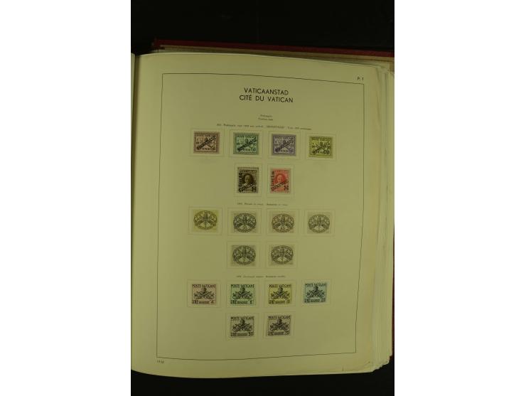 1929/2001, postfrische, ungebrauchte und gestempelte Sammlung, Mi.-Nr. 39-44 gestempelt, sign. Vossen, Attest Raybaudi