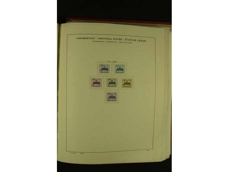 1929/2001, postfrische, ungebrauchte und gestempelte Sammlung, Mi.-Nr. 39-44 gestempelt, sign. Vossen, Attest Raybaudi