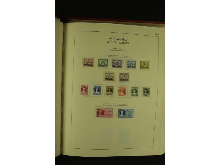 1929/2001, postfrische, ungebrauchte und gestempelte Sammlung, Mi.-Nr. 39-44 gestempelt, sign. Vossen, Attest Raybaudi
