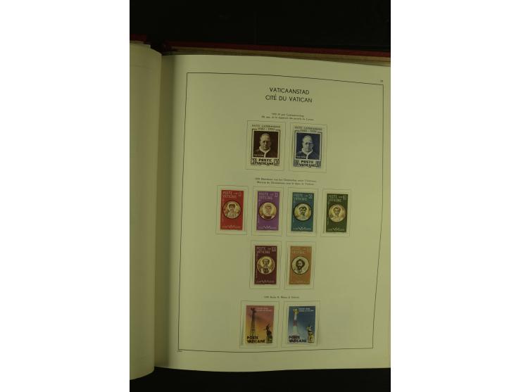 1929/2001, postfrische, ungebrauchte und gestempelte Sammlung, Mi.-Nr. 39-44 gestempelt, sign. Vossen, Attest Raybaudi