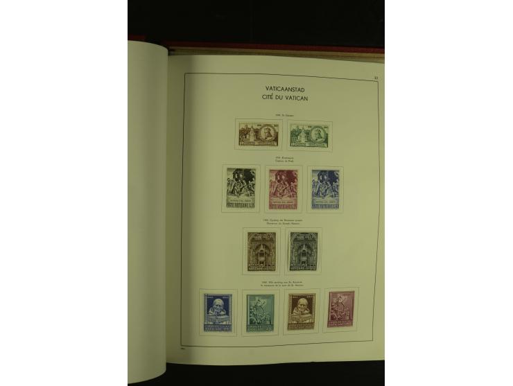 1929/2001, postfrische, ungebrauchte und gestempelte Sammlung, Mi.-Nr. 39-44 gestempelt, sign. Vossen, Attest Raybaudi