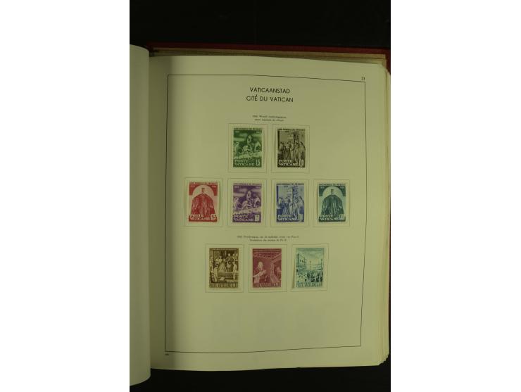 1929/2001, postfrische, ungebrauchte und gestempelte Sammlung, Mi.-Nr. 39-44 gestempelt, sign. Vossen, Attest Raybaudi