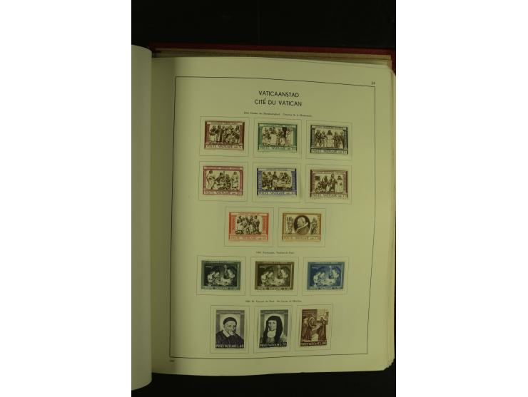 1929/2001, postfrische, ungebrauchte und gestempelte Sammlung, Mi.-Nr. 39-44 gestempelt, sign. Vossen, Attest Raybaudi