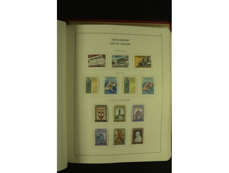 1929/2001, postfrische, ungebrauchte und gestempelte Sammlung, Mi.-Nr. 39-44 gestempelt, sign. Vossen, Attest Raybaudi