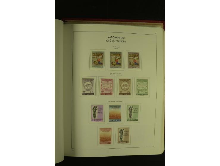 1929/2001, postfrische, ungebrauchte und gestempelte Sammlung, Mi.-Nr. 39-44 gestempelt, sign. Vossen, Attest Raybaudi