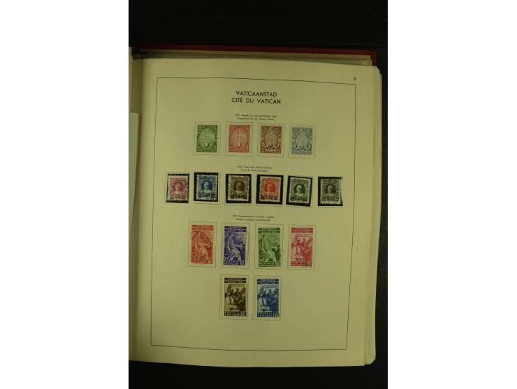 1929/2001, postfrische, ungebrauchte und gestempelte Sammlung, Mi.-Nr. 39-44 gestempelt, sign. Vossen, Attest Raybaudi