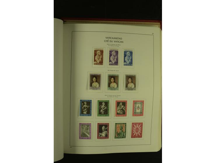 1929/2001, postfrische, ungebrauchte und gestempelte Sammlung, Mi.-Nr. 39-44 gestempelt, sign. Vossen, Attest Raybaudi