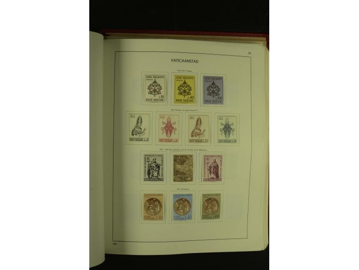 1929/2001, postfrische, ungebrauchte und gestempelte Sammlung, Mi.-Nr. 39-44 gestempelt, sign. Vossen, Attest Raybaudi