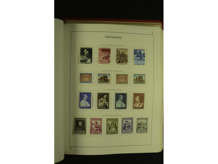 1929/2001, postfrische, ungebrauchte und gestempelte Sammlung, Mi.-Nr. 39-44 gestempelt, sign. Vossen, Attest Raybaudi
