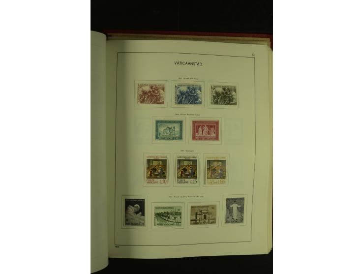 1929/2001, postfrische, ungebrauchte und gestempelte Sammlung, Mi.-Nr. 39-44 gestempelt, sign. Vossen, Attest Raybaudi