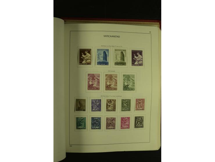 1929/2001, postfrische, ungebrauchte und gestempelte Sammlung, Mi.-Nr. 39-44 gestempelt, sign. Vossen, Attest Raybaudi