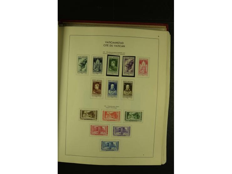 1929/2001, postfrische, ungebrauchte und gestempelte Sammlung, Mi.-Nr. 39-44 gestempelt, sign. Vossen, Attest Raybaudi