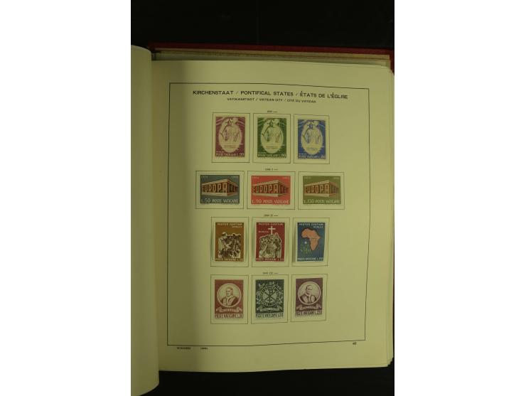 1929/2001, postfrische, ungebrauchte und gestempelte Sammlung, Mi.-Nr. 39-44 gestempelt, sign. Vossen, Attest Raybaudi