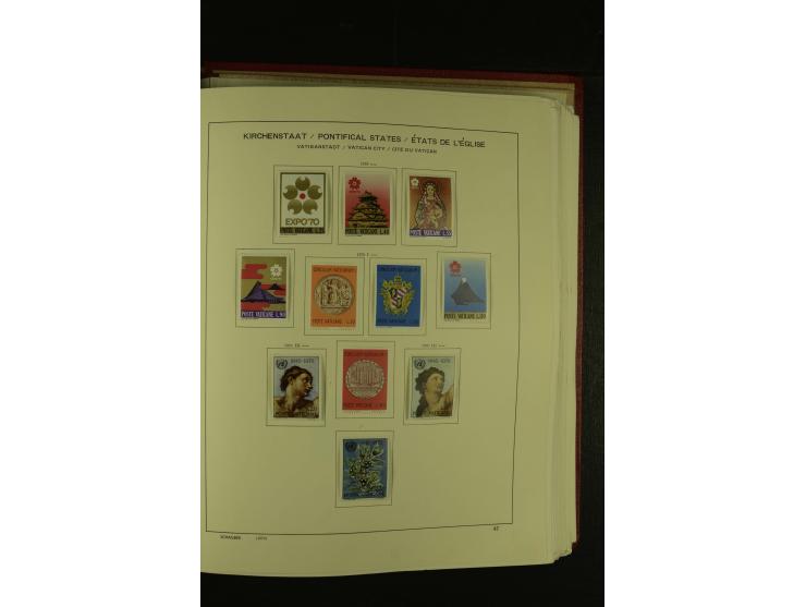 1929/2001, postfrische, ungebrauchte und gestempelte Sammlung, Mi.-Nr. 39-44 gestempelt, sign. Vossen, Attest Raybaudi