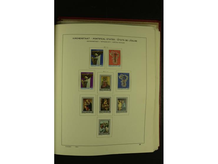 1929/2001, postfrische, ungebrauchte und gestempelte Sammlung, Mi.-Nr. 39-44 gestempelt, sign. Vossen, Attest Raybaudi