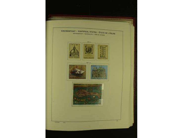 1929/2001, postfrische, ungebrauchte und gestempelte Sammlung, Mi.-Nr. 39-44 gestempelt, sign. Vossen, Attest Raybaudi