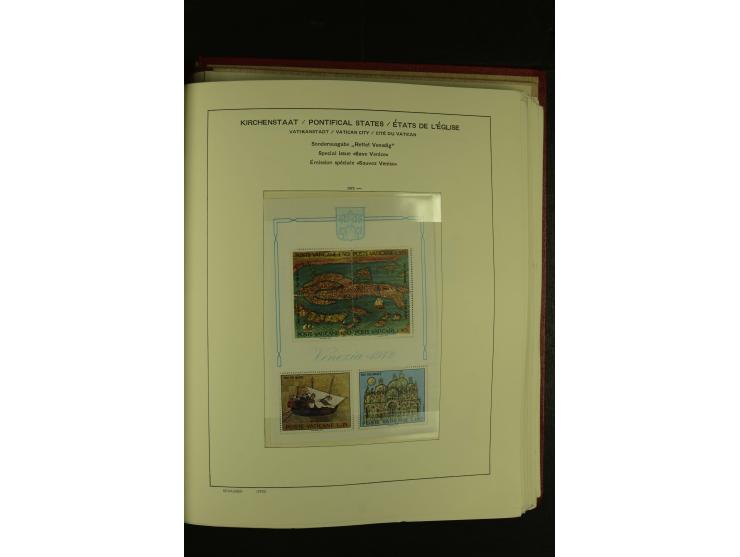 1929/2001, postfrische, ungebrauchte und gestempelte Sammlung, Mi.-Nr. 39-44 gestempelt, sign. Vossen, Attest Raybaudi