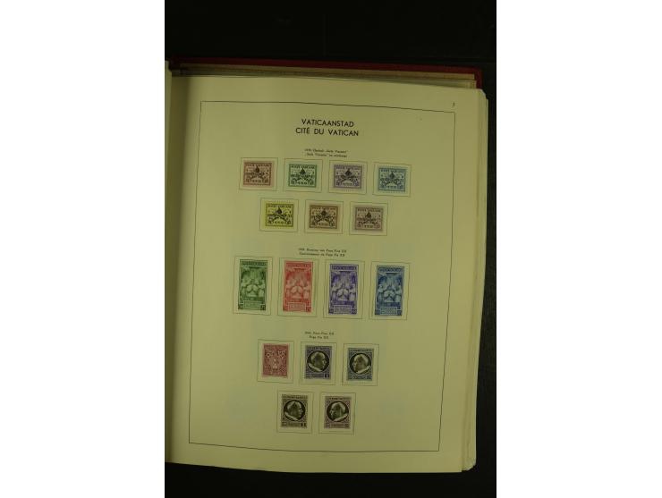 1929/2001, postfrische, ungebrauchte und gestempelte Sammlung, Mi.-Nr. 39-44 gestempelt, sign. Vossen, Attest Raybaudi
