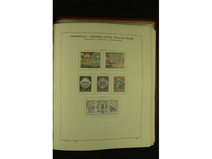 1929/2001, postfrische, ungebrauchte und gestempelte Sammlung, Mi.-Nr. 39-44 gestempelt, sign. Vossen, Attest Raybaudi