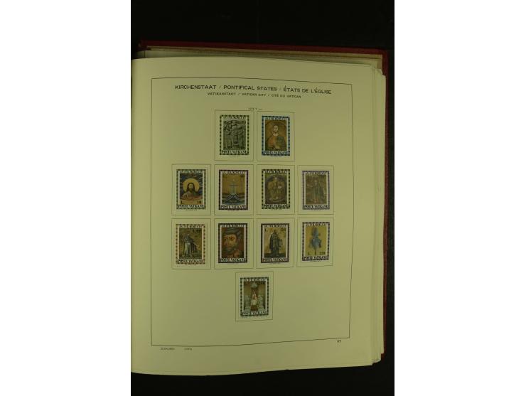 1929/2001, postfrische, ungebrauchte und gestempelte Sammlung, Mi.-Nr. 39-44 gestempelt, sign. Vossen, Attest Raybaudi