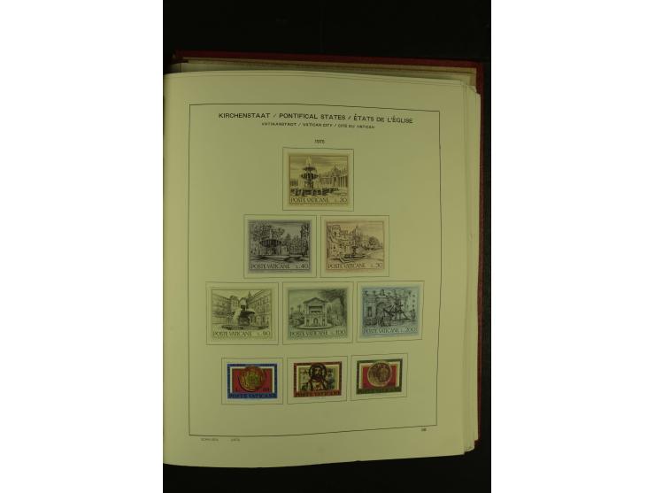 1929/2001, postfrische, ungebrauchte und gestempelte Sammlung, Mi.-Nr. 39-44 gestempelt, sign. Vossen, Attest Raybaudi