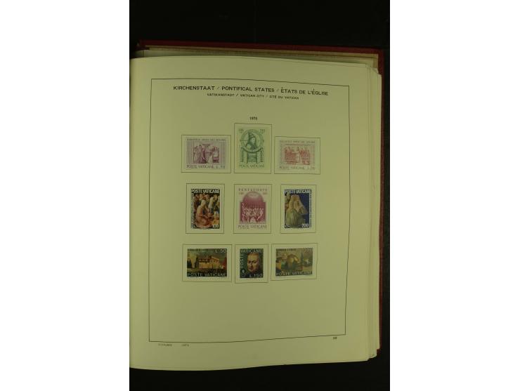 1929/2001, postfrische, ungebrauchte und gestempelte Sammlung, Mi.-Nr. 39-44 gestempelt, sign. Vossen, Attest Raybaudi