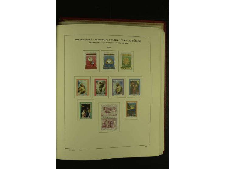 1929/2001, postfrische, ungebrauchte und gestempelte Sammlung, Mi.-Nr. 39-44 gestempelt, sign. Vossen, Attest Raybaudi