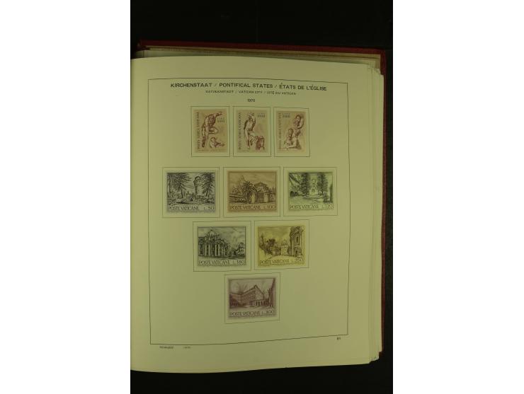 1929/2001, postfrische, ungebrauchte und gestempelte Sammlung, Mi.-Nr. 39-44 gestempelt, sign. Vossen, Attest Raybaudi