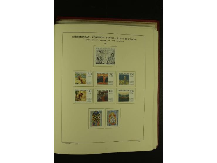 1929/2001, postfrische, ungebrauchte und gestempelte Sammlung, Mi.-Nr. 39-44 gestempelt, sign. Vossen, Attest Raybaudi