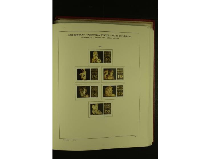 1929/2001, postfrische, ungebrauchte und gestempelte Sammlung, Mi.-Nr. 39-44 gestempelt, sign. Vossen, Attest Raybaudi
