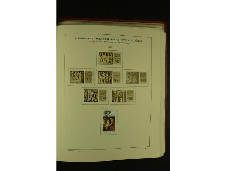 1929/2001, postfrische, ungebrauchte und gestempelte Sammlung, Mi.-Nr. 39-44 gestempelt, sign. Vossen, Attest Raybaudi