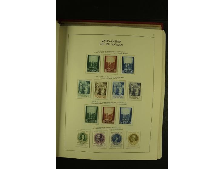 1929/2001, postfrische, ungebrauchte und gestempelte Sammlung, Mi.-Nr. 39-44 gestempelt, sign. Vossen, Attest Raybaudi