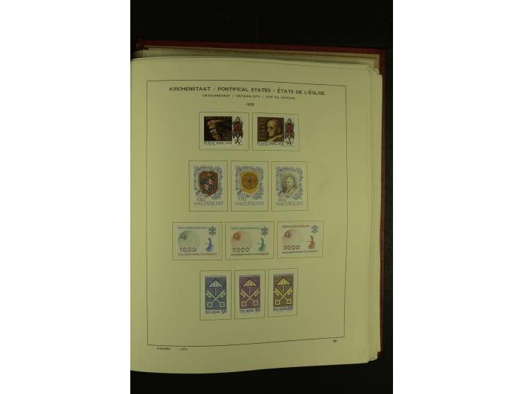 1929/2001, postfrische, ungebrauchte und gestempelte Sammlung, Mi.-Nr. 39-44 gestempelt, sign. Vossen, Attest Raybaudi