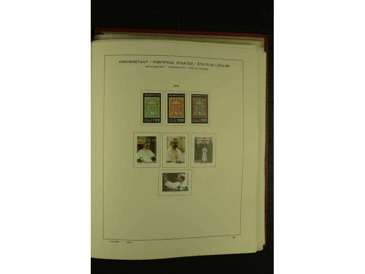 1929/2001, postfrische, ungebrauchte und gestempelte Sammlung, Mi.-Nr. 39-44 gestempelt, sign. Vossen, Attest Raybaudi