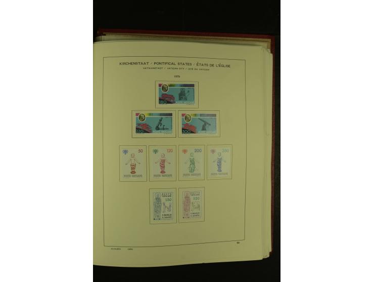 1929/2001, postfrische, ungebrauchte und gestempelte Sammlung, Mi.-Nr. 39-44 gestempelt, sign. Vossen, Attest Raybaudi