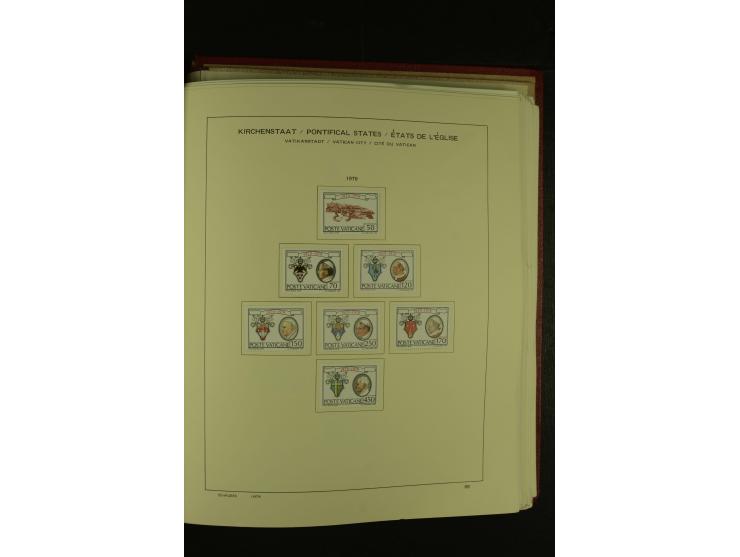 1929/2001, postfrische, ungebrauchte und gestempelte Sammlung, Mi.-Nr. 39-44 gestempelt, sign. Vossen, Attest Raybaudi