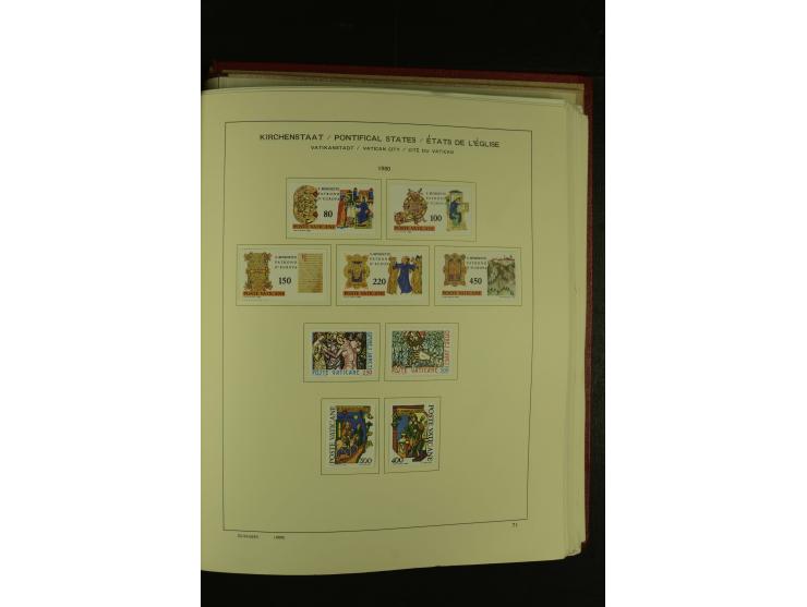 1929/2001, postfrische, ungebrauchte und gestempelte Sammlung, Mi.-Nr. 39-44 gestempelt, sign. Vossen, Attest Raybaudi