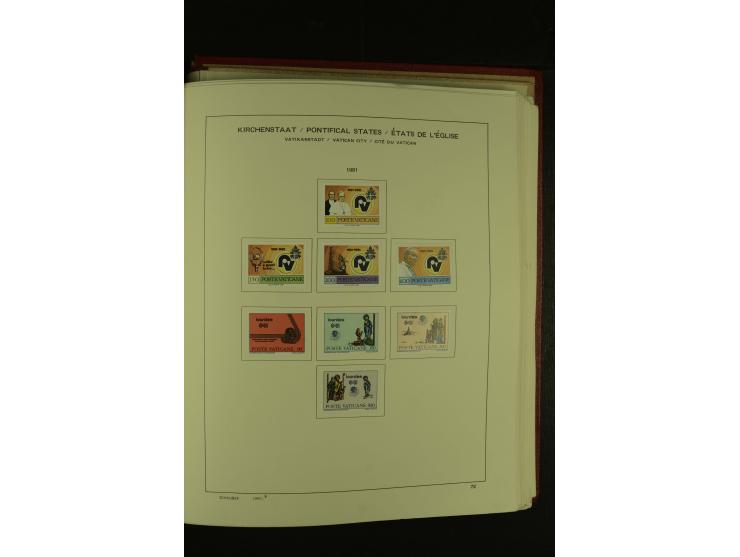 1929/2001, postfrische, ungebrauchte und gestempelte Sammlung, Mi.-Nr. 39-44 gestempelt, sign. Vossen, Attest Raybaudi