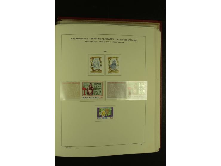 1929/2001, postfrische, ungebrauchte und gestempelte Sammlung, Mi.-Nr. 39-44 gestempelt, sign. Vossen, Attest Raybaudi