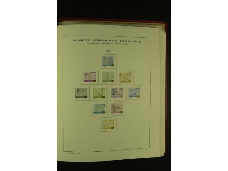 1929/2001, postfrische, ungebrauchte und gestempelte Sammlung, Mi.-Nr. 39-44 gestempelt, sign. Vossen, Attest Raybaudi