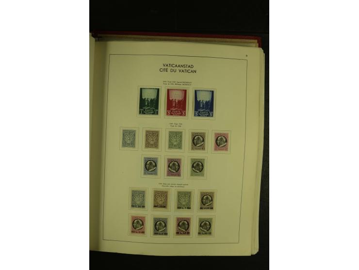1929/2001, postfrische, ungebrauchte und gestempelte Sammlung, Mi.-Nr. 39-44 gestempelt, sign. Vossen, Attest Raybaudi