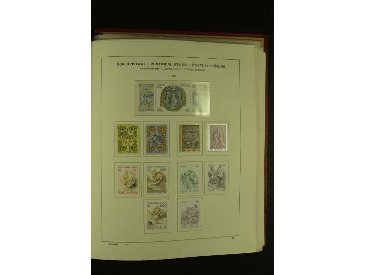 1929/2001, postfrische, ungebrauchte und gestempelte Sammlung, Mi.-Nr. 39-44 gestempelt, sign. Vossen, Attest Raybaudi