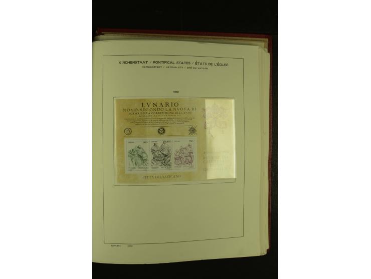 1929/2001, postfrische, ungebrauchte und gestempelte Sammlung, Mi.-Nr. 39-44 gestempelt, sign. Vossen, Attest Raybaudi