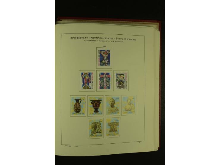 1929/2001, postfrische, ungebrauchte und gestempelte Sammlung, Mi.-Nr. 39-44 gestempelt, sign. Vossen, Attest Raybaudi
