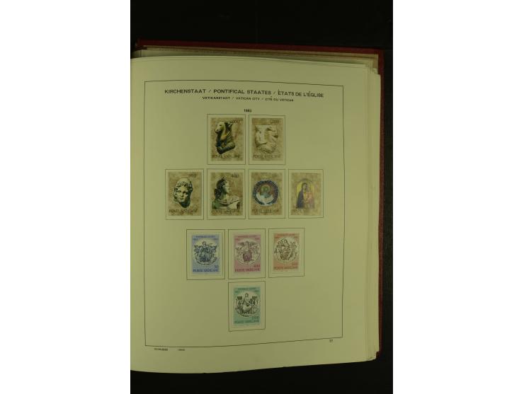 1929/2001, postfrische, ungebrauchte und gestempelte Sammlung, Mi.-Nr. 39-44 gestempelt, sign. Vossen, Attest Raybaudi